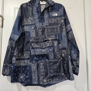 The North Face Printed Fanorak Pullover Jacket Size Large